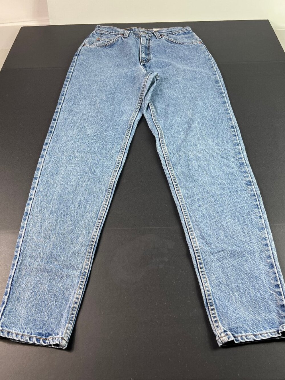 VTG 90s Levi's Jeans Women's 27x31* 921 Mom Tapered Blue Denim Orange Tab Tag 8L